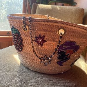 Giselle Ginevra Straw Bag
